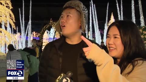 Massive Christmas Light Maze opens at San Jose's PayPal Park