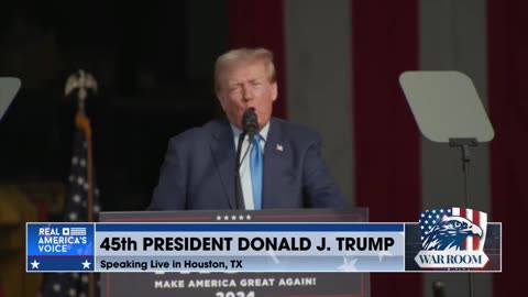 President Donald Trump: "You know how you stop it, elect Trump"