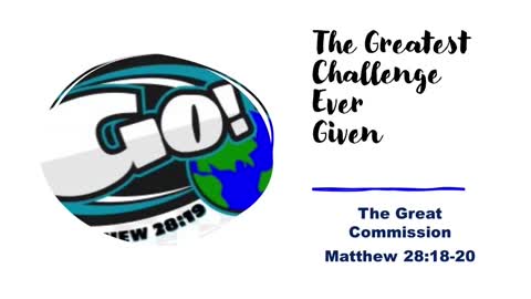 Sunday Service: The Great Commission