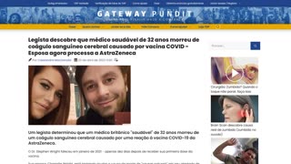 Medico de 32 Anos Morre da VACINA Astrazenica, Esposa recebe 120 mil Euros Pelos Danos