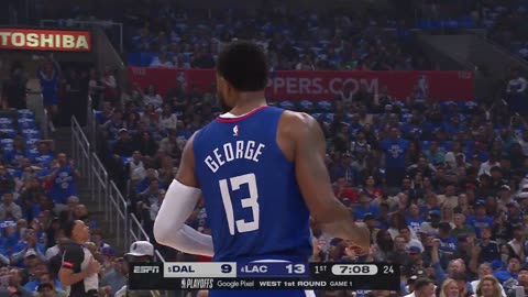 NBA PG for 3... Clippers up early in Game 1