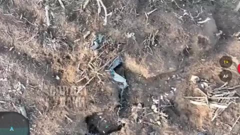 FPV Drone Attacks Ukrainian Positions Near Artyomovsk