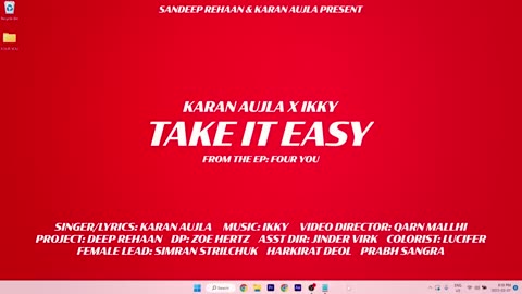 Karan aujla new song Take It Easy