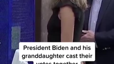 President #Biden And His Granddaughter