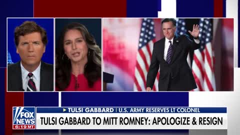 Tulsi Gabbard reacts to Romney accusing her of 'treasonous lies'