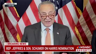 Chuck Schumer was embarrassed when people refused to clap for Kamala Harris