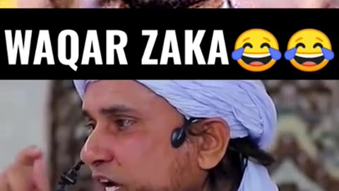 Who is waqar zaka? Muftimasood funny appreciation with Waqarzaka