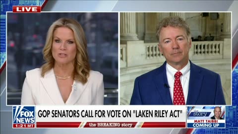 Dr. Rand Paul Joins Martha MacCallum on Fox News - March 21, 2024