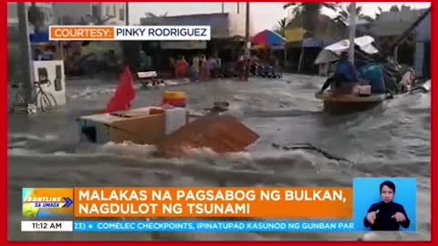 Pagputok ng bulkan sa Tonga nagdulot pa ng tsunami