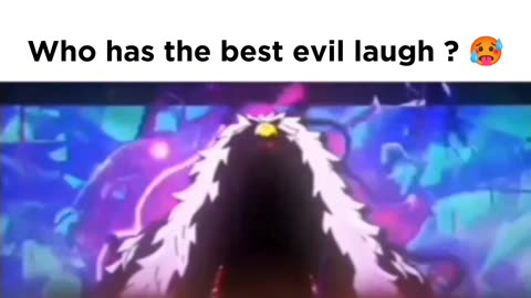 Who has better evil laugh 🥵