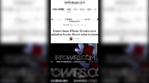 Alex Jones: France Bans iPhone 12 Over High Radiation Levels - 9/15/23