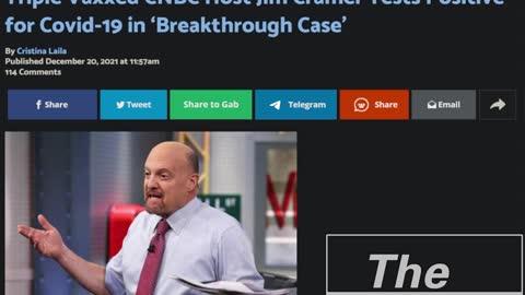 Jim Cramer Tests Positive For Rona