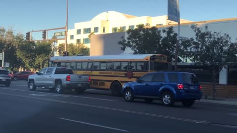 Thomas HDX School bus driving bye!