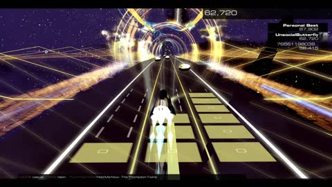 Audiosurf 2 "Hold Me Now", by The Thompson Twins