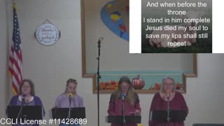 Moose Creek Baptist Church Sing “Jesus Paid It All” During Service 10-9-2022