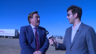 EXCLUSIVE: Interview With Mike Lindell At President Trump Arizona Rally