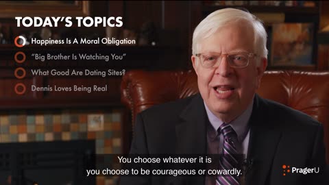 Dennis Prager Fireside Chat #326 You’re only as happy as your least happy child. Wrong