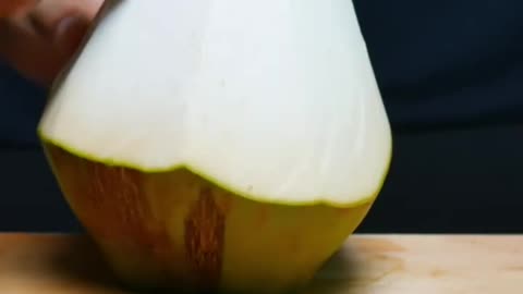 Fantastic technique for peeling coconut | Asmr