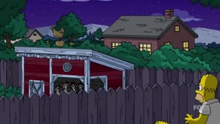 The simpsons: Homer steals eggs
