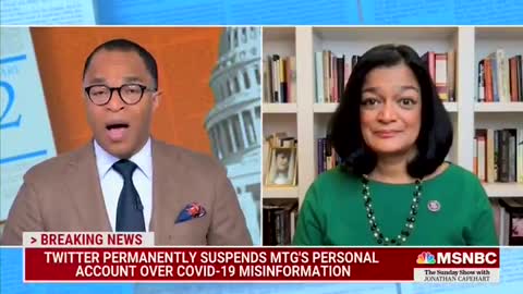 Rep. Jayapal Cheers Twitter’s Censorship of Conservatives