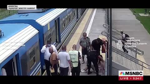 Dramatic Footage Shows Woman Fainting, Falling Underneath Moving Train