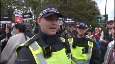 British Police Threaten To Arrest Men For Holding The British Flag Near A Pro-Hamas Demonstration