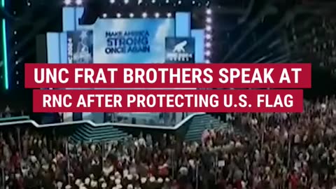 UNC fraternity brothers who defended the American flag during anti-Israel protest speak at the RNC