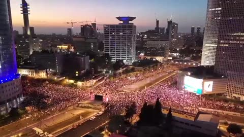 Tel Aviv 🇮🇱 Manifestazione contro Netanyahu