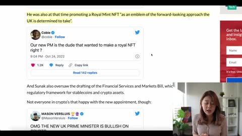 Rishi Sunak Is Indeed Pro-Crypto? (UK's Newest Prime Minister)