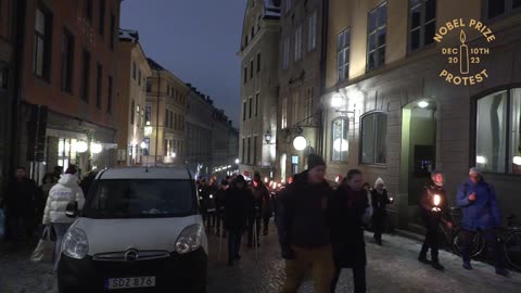 Candlelight Vigil in Stockholm December 10th 2023