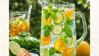 Free Citrus Mint Infusion Recipe 🍋🌿🍊✨