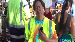 Peaceful Protest in Wellington - Meet Lee Annie from One Whanau NZ