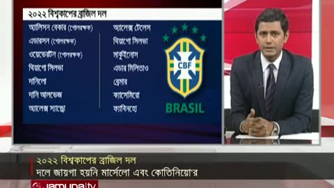 ফিফা বিশ্বকাপ ২০২২ এর জন্য স্কোয়াড ঘোষণা করেছে ব্রাজিল | Brazil World Cup Team