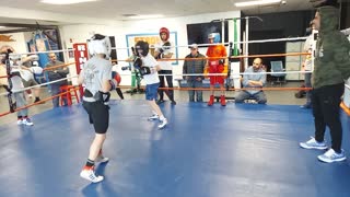 Joey sparring Logan 12/3/22