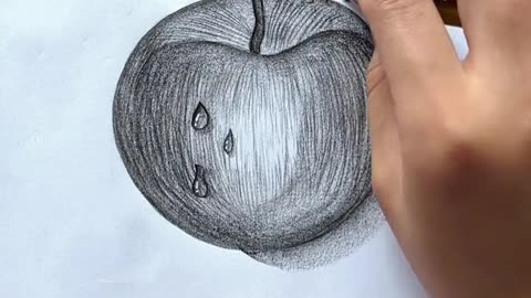 Apple painting for led pencil