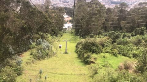 Video of the cable car in Quito Ecuador
