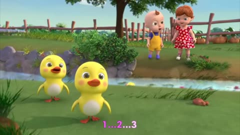 Five little duckies#kids song