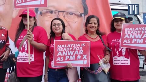Penamaan calon Tambun, penyokong Anwar meriah, BN dan PN sunyi