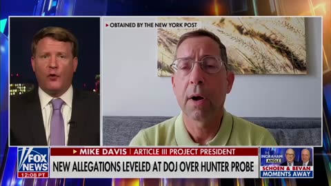 Mike Davis Joined The Ingraham Angle To Discuss The $10 Million Biden Family Corruption Scandal