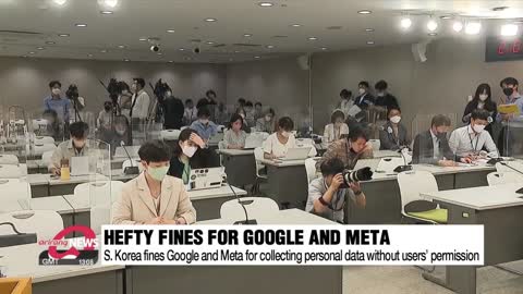 S. Korea fines Google and Meta for violating privacy law