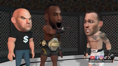 Leon Edwards outclass Colby Covington #UFC #MMA #Animation