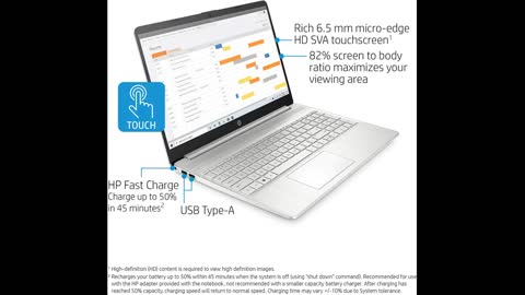 Review: HP 15-inch Touchscreen Laptop, AMD Ryzen 3 3250U, 8 GB RAM, 256 GB SSD, Windows 10 Home...