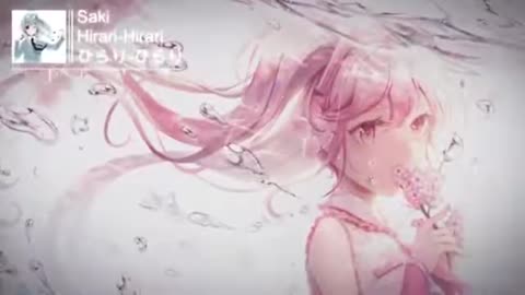 ひらり ひらり ~ 英語と日本語字幕付き Hirari Hirari (Hatsune Miku Vocaloid) Cover by Saki