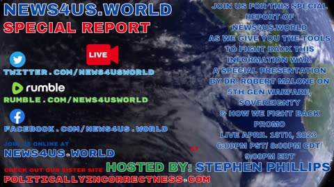NEWS4US.WORLD Special Report - Fifth Generation Warfare & Sovereignty Promo