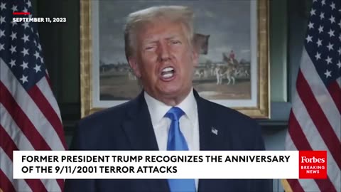 Former president Trump releases message For Anniversary 9/11 terror Attack
