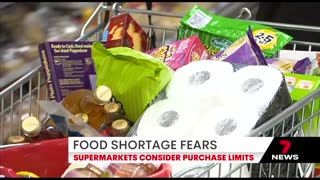 Food shortages could cause problems over holiday season | 7NEWS