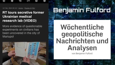 Benjamin Fulford: Wochenbericht vom 26.02.2024