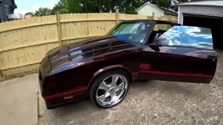 1988 MONTE CARLO SS ON 22' FORGIATO REPLICAS T-TOPS 6 12s IN THE TRUNK!!