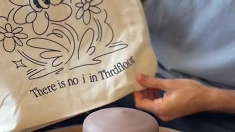I was happy with this one #pottery #satisfying #asmr