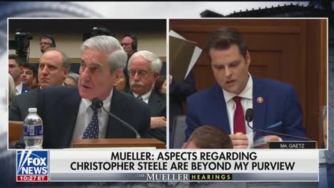 Hearing: Gaetz questions Robert Mueller